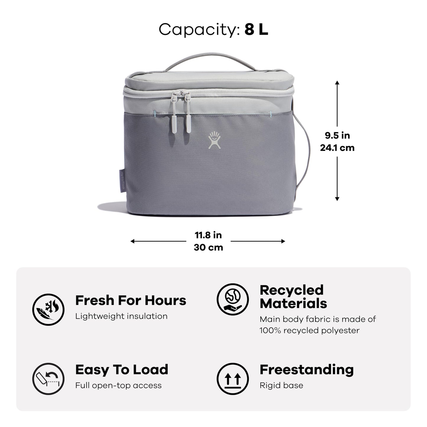 Hydro Flask Lunch Bag – Insulated Adult Lunch Cooler for Men and Women 8 L Sandpiper