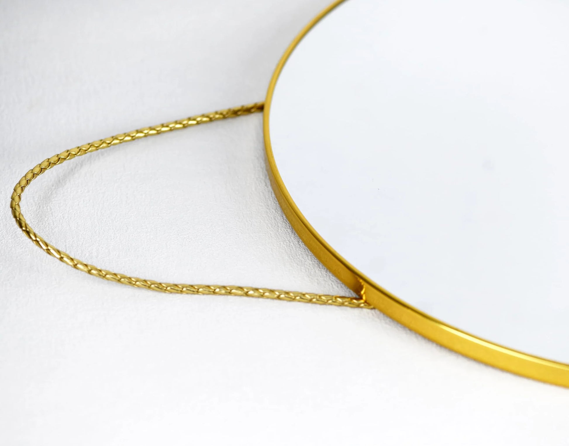 11.8-inch Small Round Wall Mirror, Gold Bathroom Mirror - Jlhbookstore.store