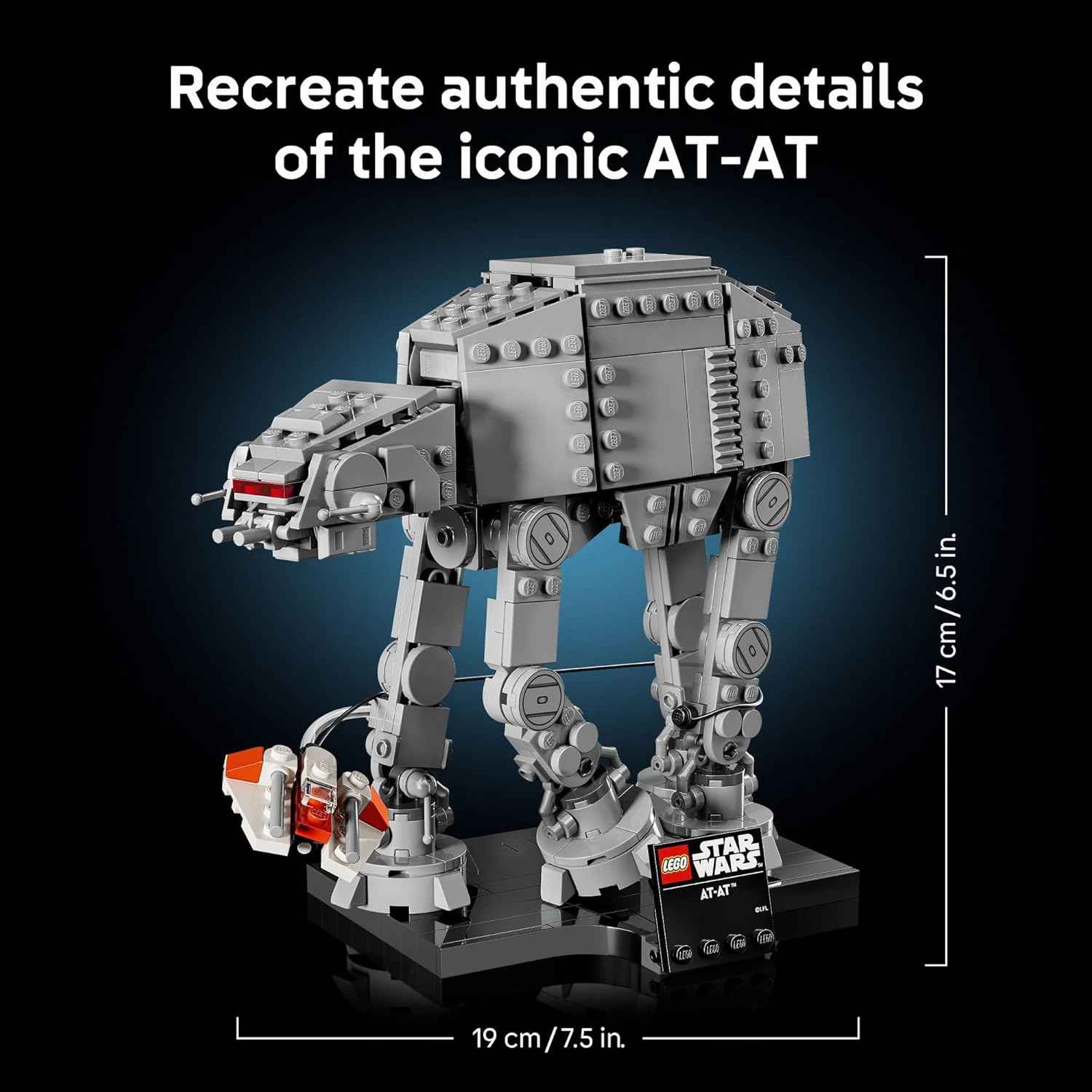 LEGO Star Wars at-at Walker Building Set for Adults, Ages 18+ - Collectible & Room Decor for Office, Bedroom, or Book Shelf - Activity for Men, Women, & Movie Fans - Gift Idea for Birthdays - 75440