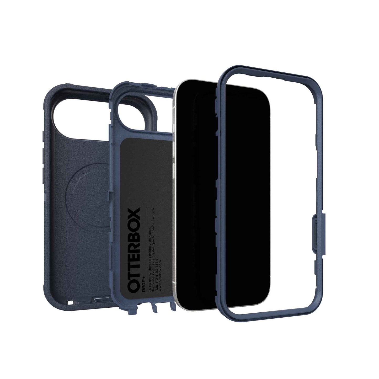 OtterBox iPhone 17 Pro Max Defender Pro Series Case - Black - Tough, Rugged & Durable iPhone Case, Snaps on MagSafe