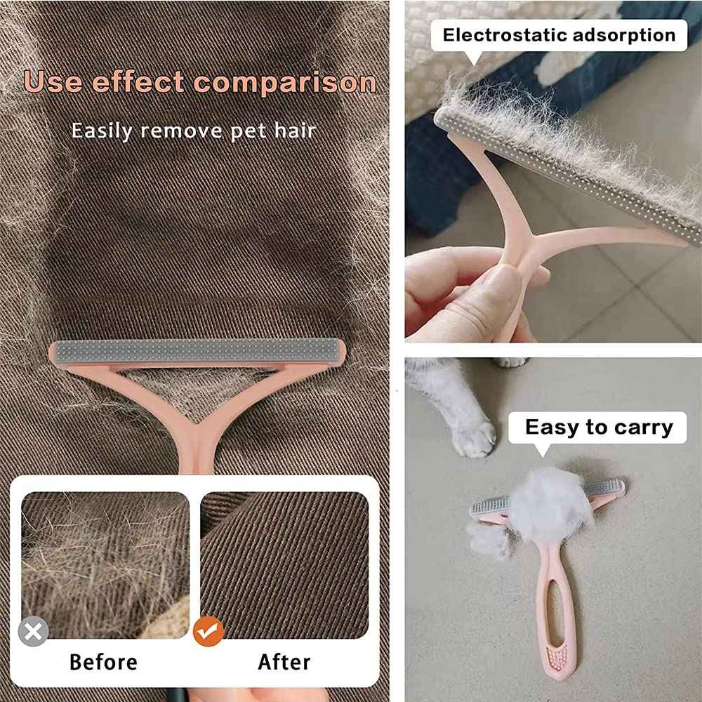 Pet Hair Remover, Dog and Cat Hair Remover, Wool Hair Remover, Carpet Rake for Pet Hair Removal, Carpet Rake, Pile Brush, Hand Shaver for Carpets, Car Cushions, Sofas, Pet Beds, Furniture & Rug
