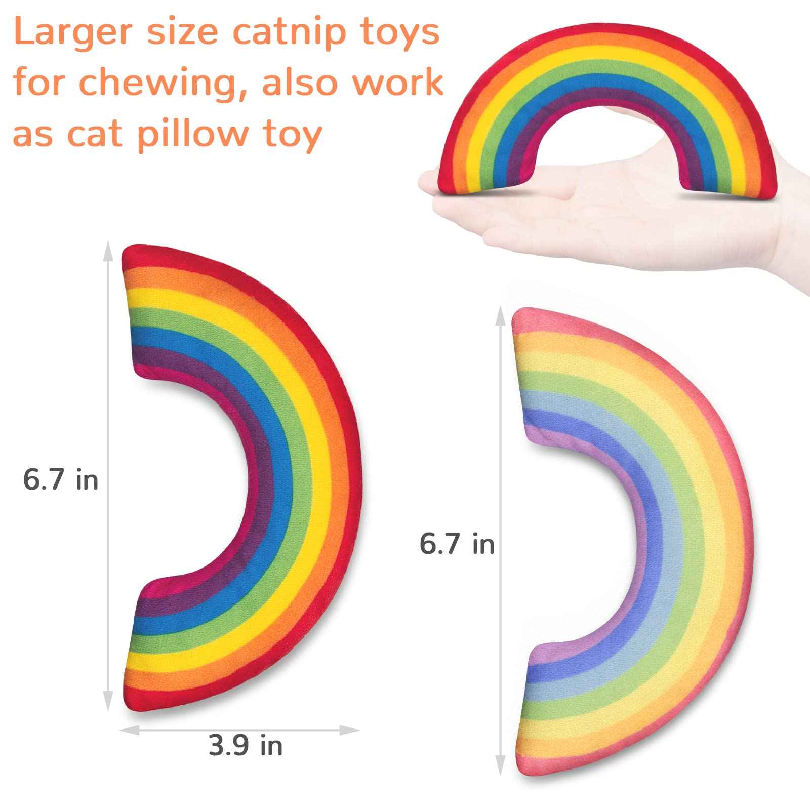Catnip Cat Toys, Safe Teeth Cleaning Cat Nip Toys for Indoor Kitten Kitty,Interactive Plush Cat Chew Kicker Toys, 5 Pack, Vegetable Shape