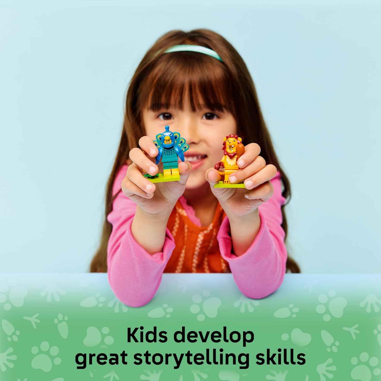 LEGO Minifigures Animal Series 28 6 Pack - Kids Toys in Sealed Mystery Boxes - Animal Themed Figures to Collect - Birthday Party Favors & Gift Idea for Boys & Girls, Ages 5+ - 66813