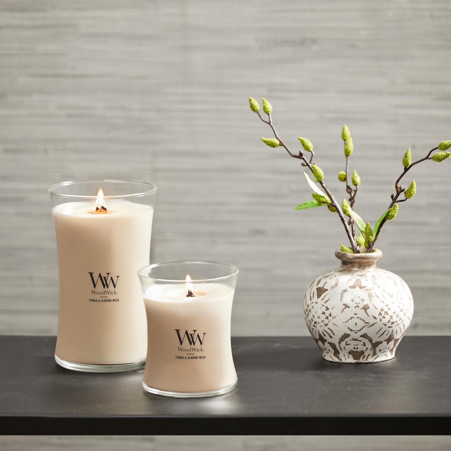 WoodWick Cinnamon Chai Holiday Candle Gifts for Women and Men, 9.7 oz Medium Hourglass Candle with Crackling Wick jlhbookstore.store