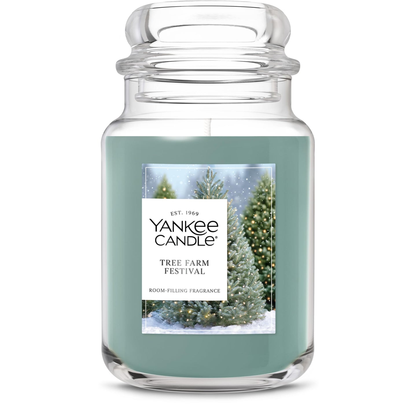 Yankee Candle, Balsam & Cedar Fall Scented Candle, 22oz Large Jar with up to 150 Hour Burn Time jlhbookstore.store