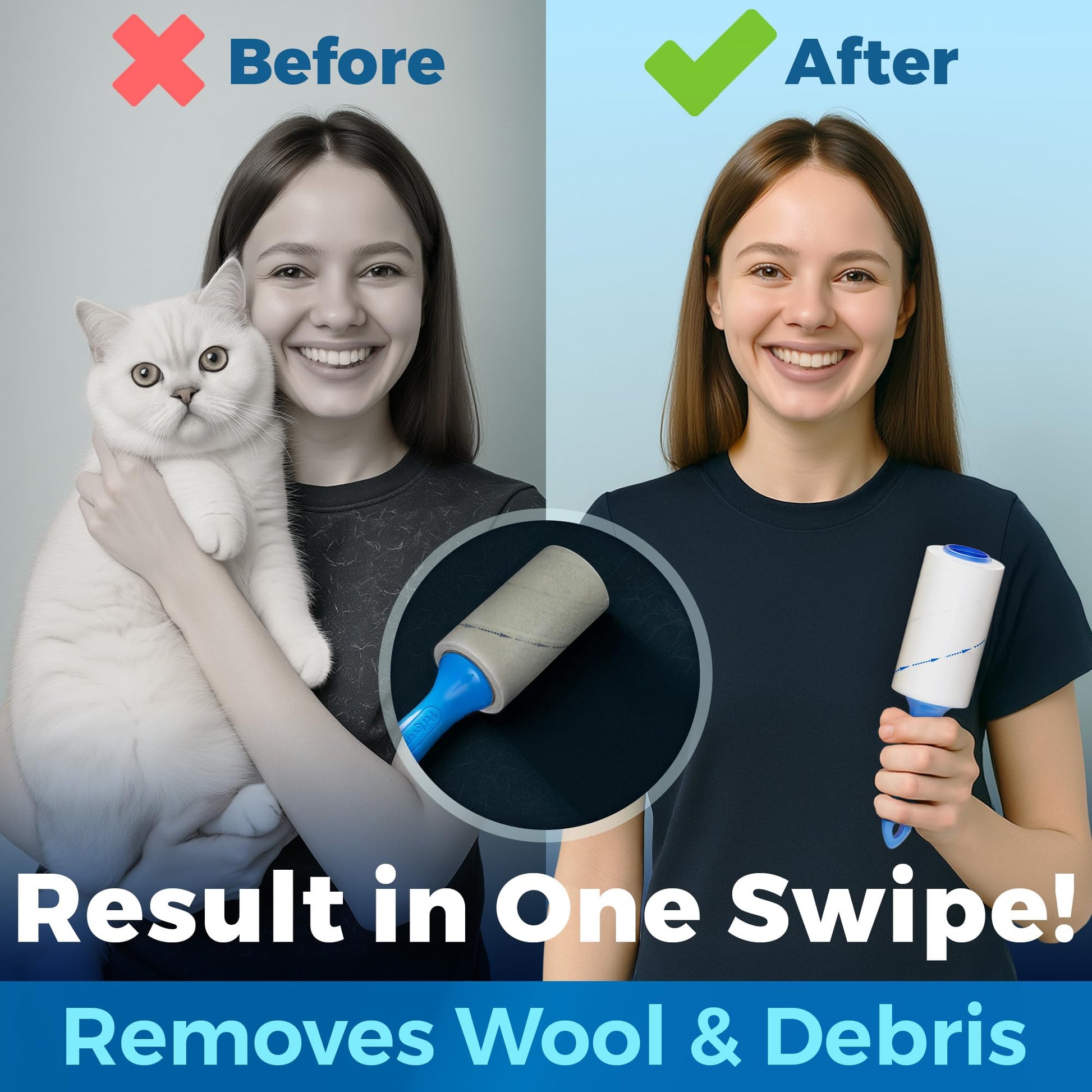 PetLovers Extra Sticky Lint Roller Mega Value Set 450 Sheets for Pet Hair Removal and Clothes, Dog and Cat Lint Remover 5 Pack jlhbookstore.store