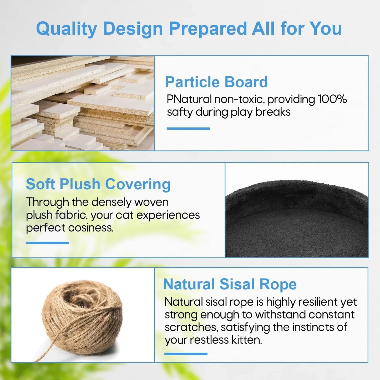 FDW Cat Tree 54in Cat Tower Multi-Level Durable Cat Scratching Post & Cozy Fun Cat Jumping Platform Space Saving Cat Condo Pet Play House for Indoor Cats,Dark Gray jlhbookstore.store