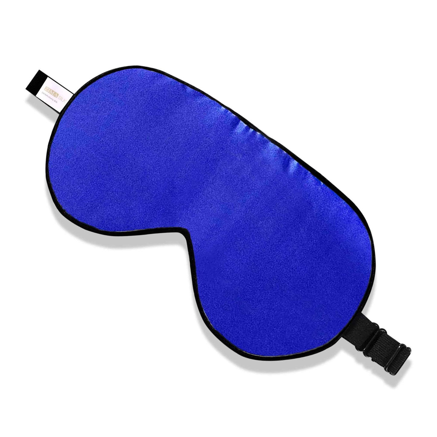 ZIMASILK 100% Mulberry Silk Sleep Mask with Adjustable Strap, Super-Smooth Soft Natural Silk Eye Mask for Sleep, Multiple Color Options(Navy Blue)