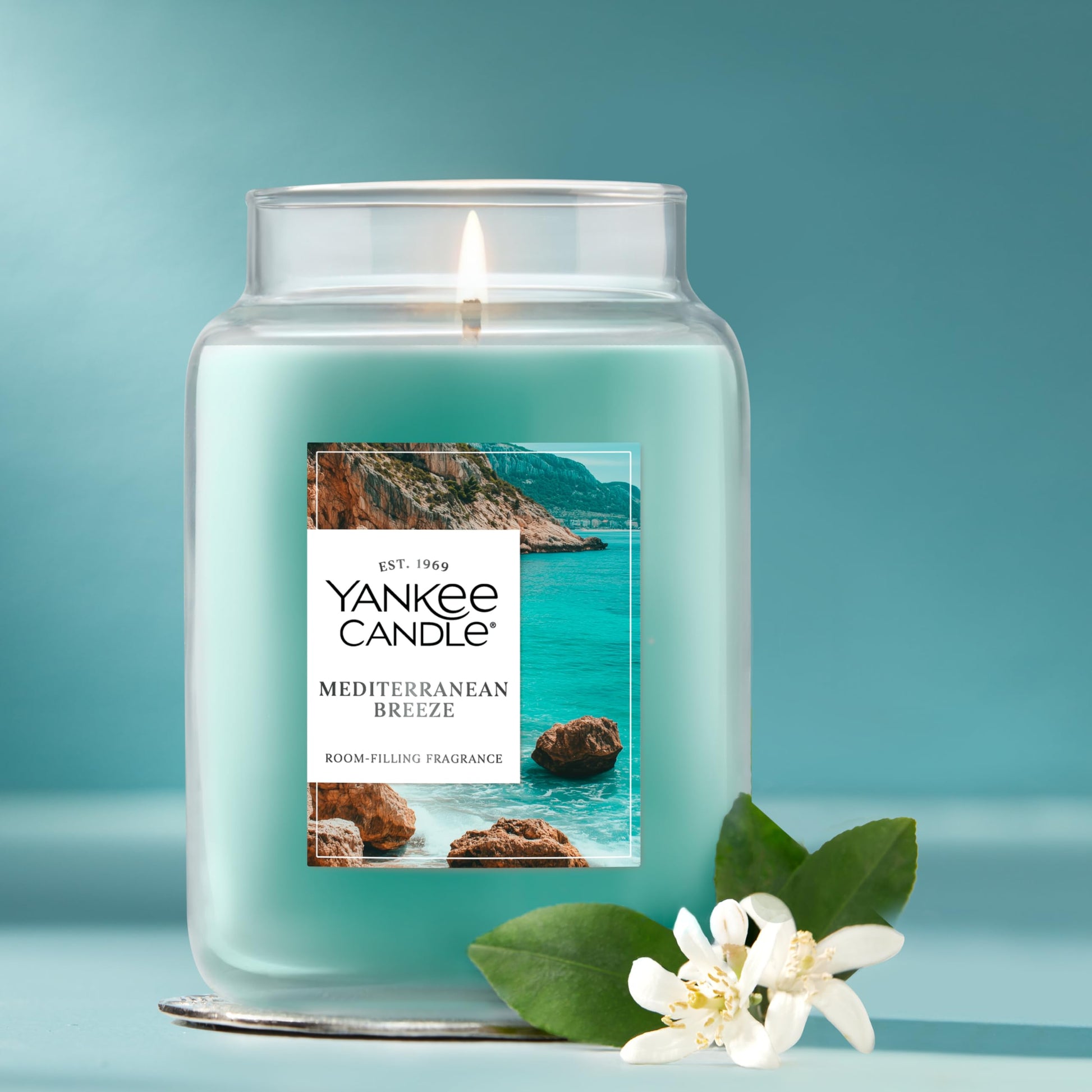 Yankee Candle Mid Summer's Night Scented Candle, 22oz Large Jar with up to 150 Hour Burn, Giftable jlhbookstore.store