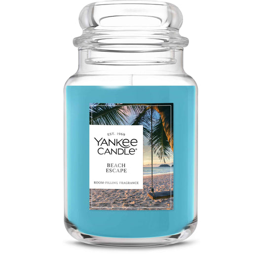 Yankee Candle Mid Summer's Night Scented Candle, 22oz Large Jar with up to 150 Hour Burn, Giftable