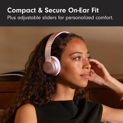 Beats Solo 4 - Wireless On-Ear Bluetooth Headphones, Up to 50-Hour Battery Life, Ultra-Lightweight Comfort, Powerful and Balanced Sound, Apple & Android Compatible - Slate Blue