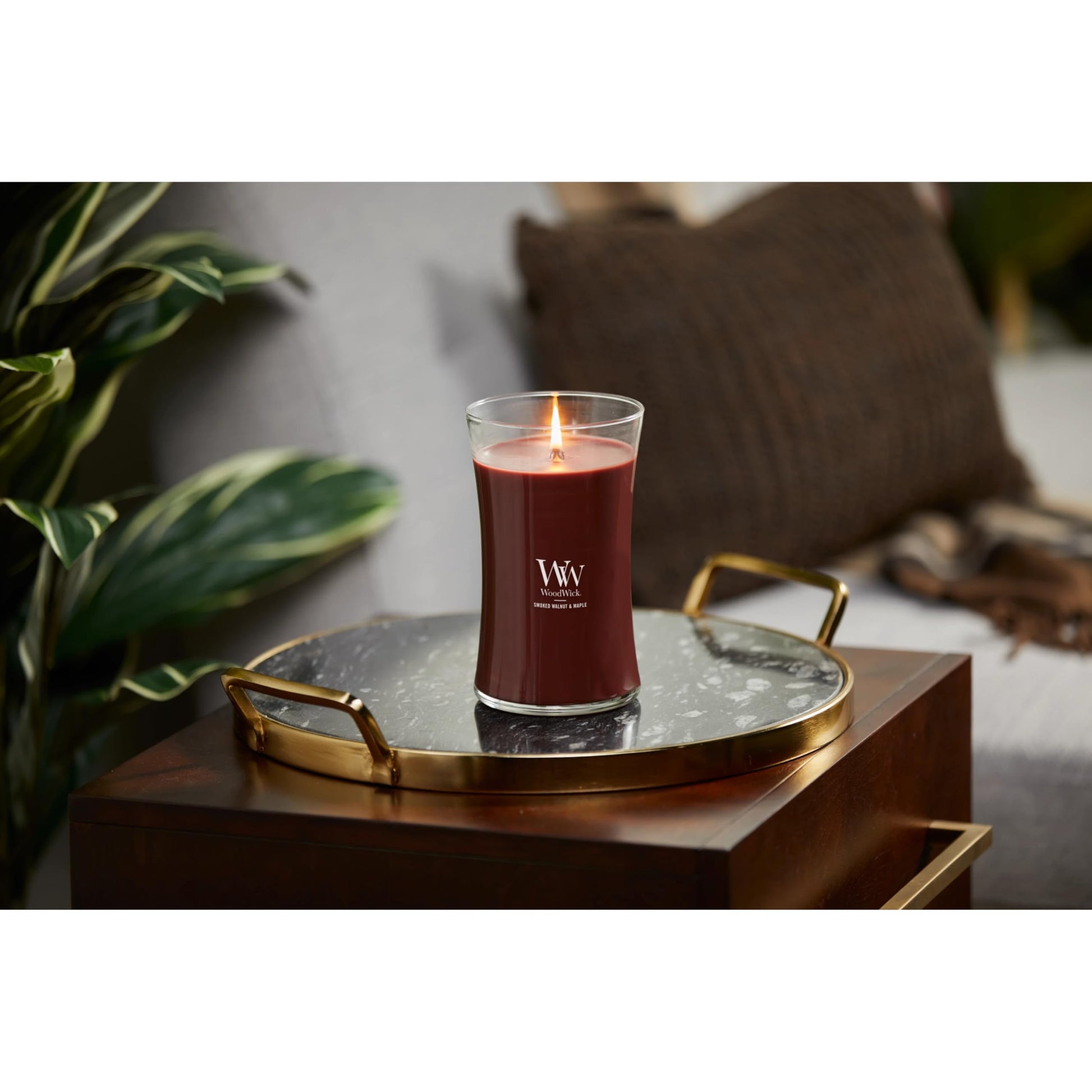 WoodWick Cinnamon Chai Holiday Candle Gifts for Women and Men, 9.7 oz Medium Hourglass Candle with Crackling Wick jlhbookstore.store