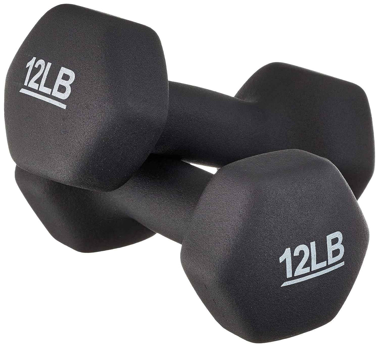 Amazon Basics Neoprene Dumbbell Hand Weights for Exercise and Muscle Toning