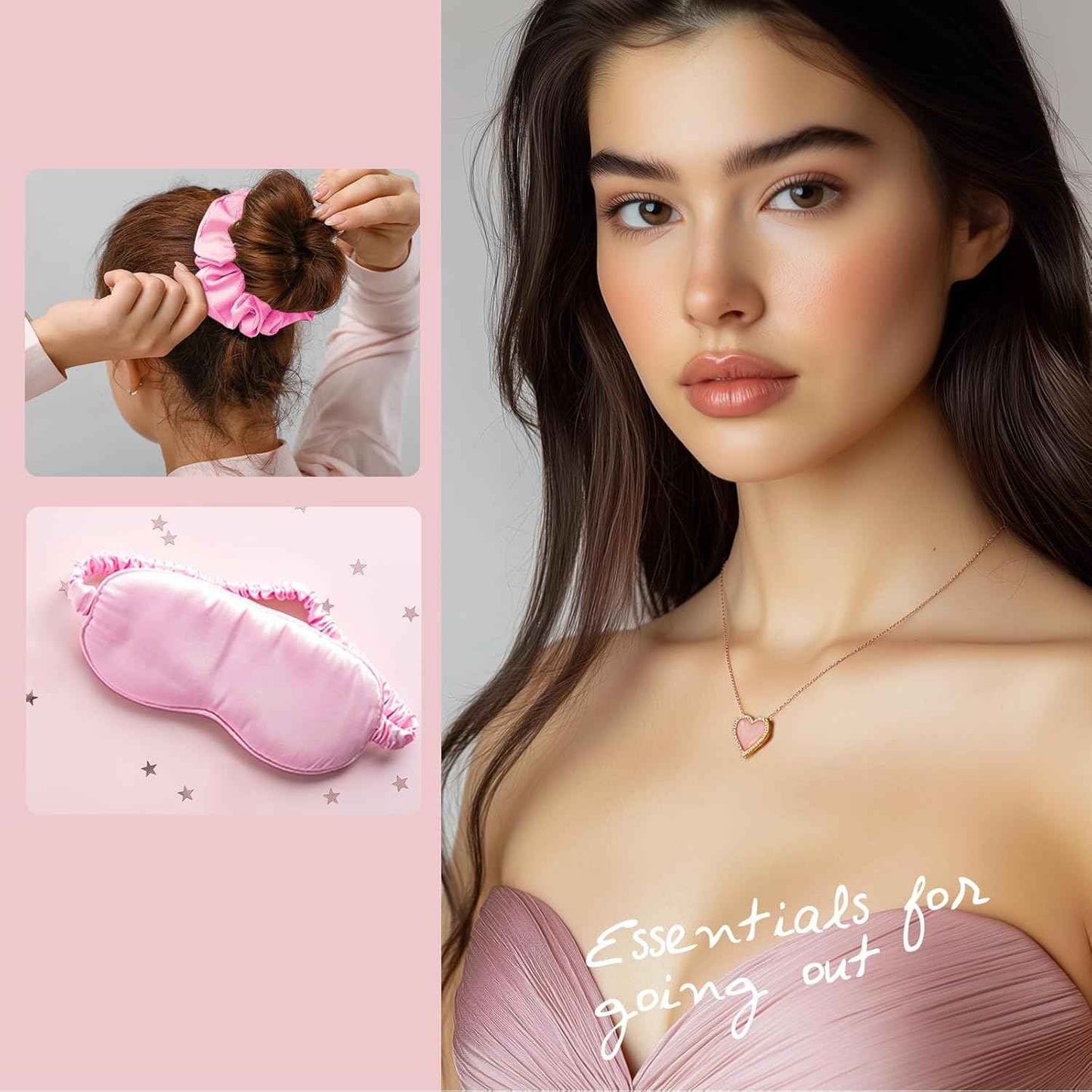 25Pcs Christmas Gifts for Women - Luxury Bath and Body Spa Gift Basket for Women with Necklace | Relaxing Care Kit Valentine's Mothers Day Gifts for Mom Gift Baskets for Anniversary or Bridal Shower