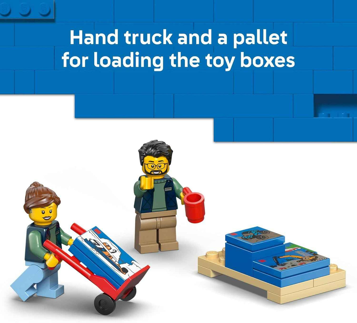 LEGO City: The Van Building Toy for Kids - Pretend Play Set for Boys & Girls, Ages 6+ - Delivery Van Toy W/2 Minifigures & 4 Mini Box Elements - Gift Idea for Birthdays - 60500