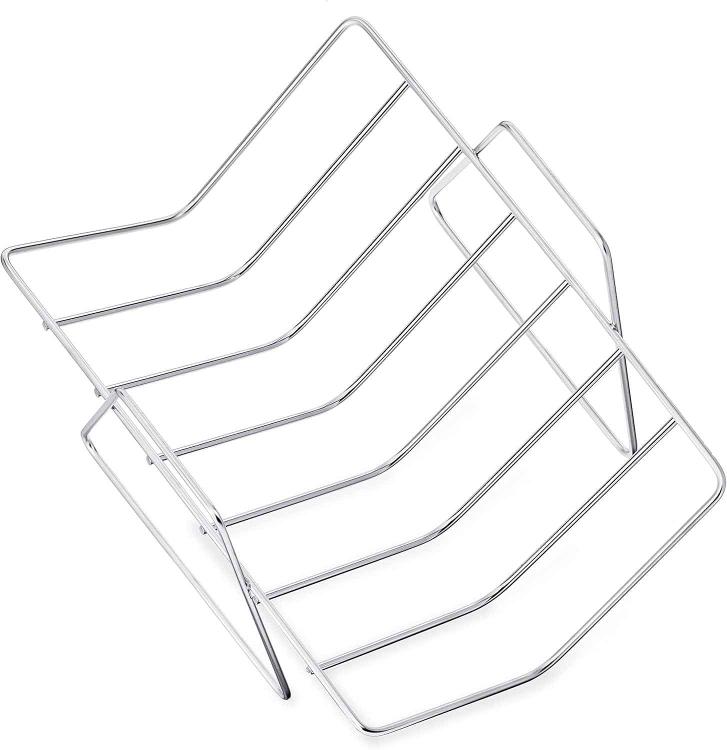 Amazon Basics Stainless Steel Rectangular Roasting Pan with Rack, 16 in