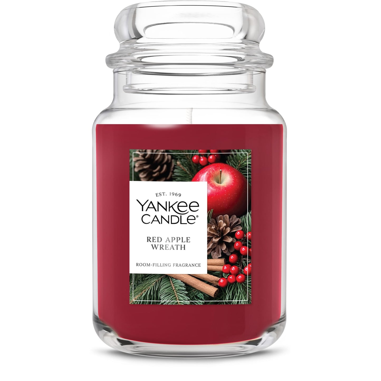 Yankee Candle, Balsam & Cedar Fall Scented Candle, 22oz Large Jar with up to 150 Hour Burn Time jlhbookstore.store