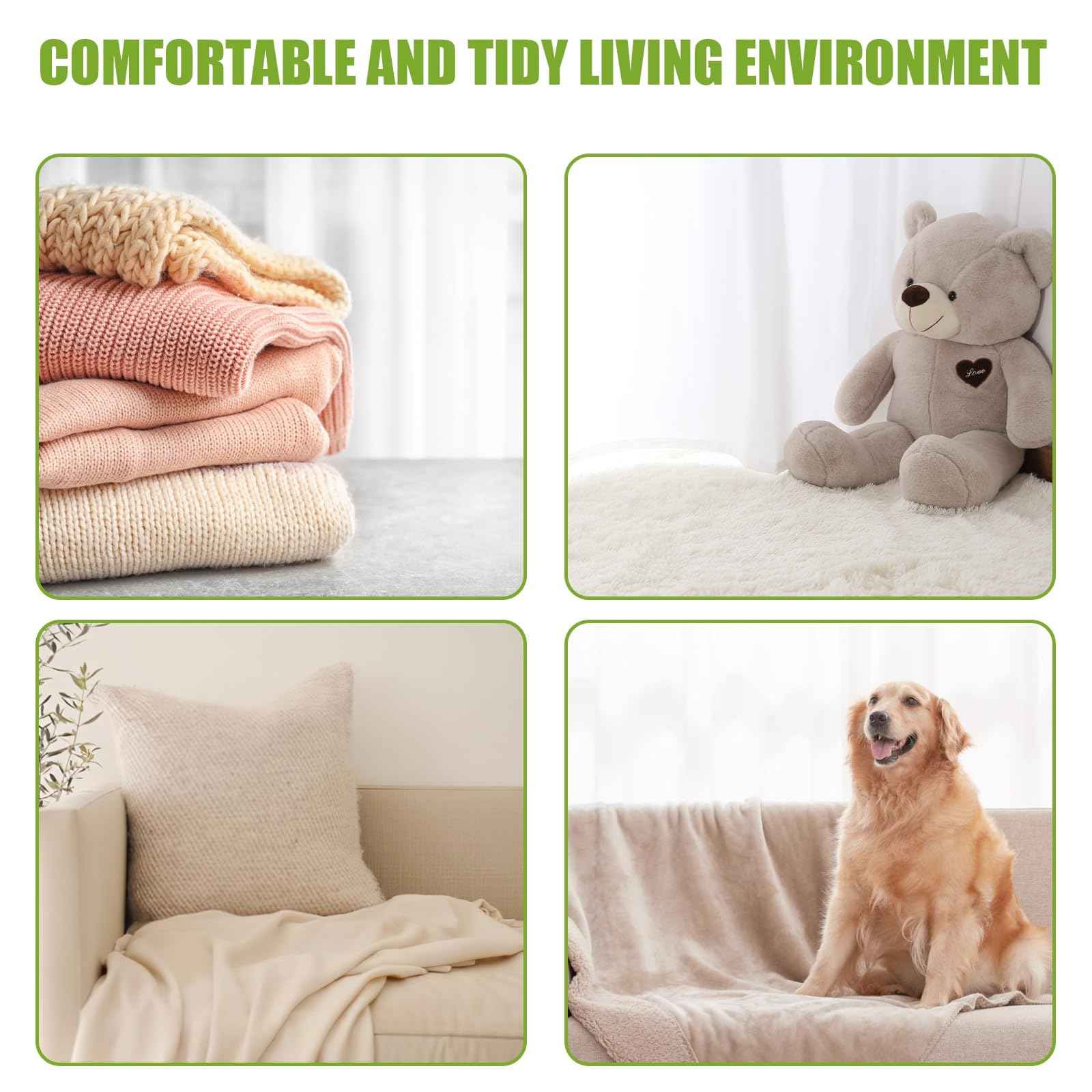 12 PCS Pet Hair Remover for Laundry, Reusable Dog & Cat Hair Remover for Laundry, Laundry Pet Hair Catcher for Clothes, Bedding, Won’t Damage Fabrics (Blue)