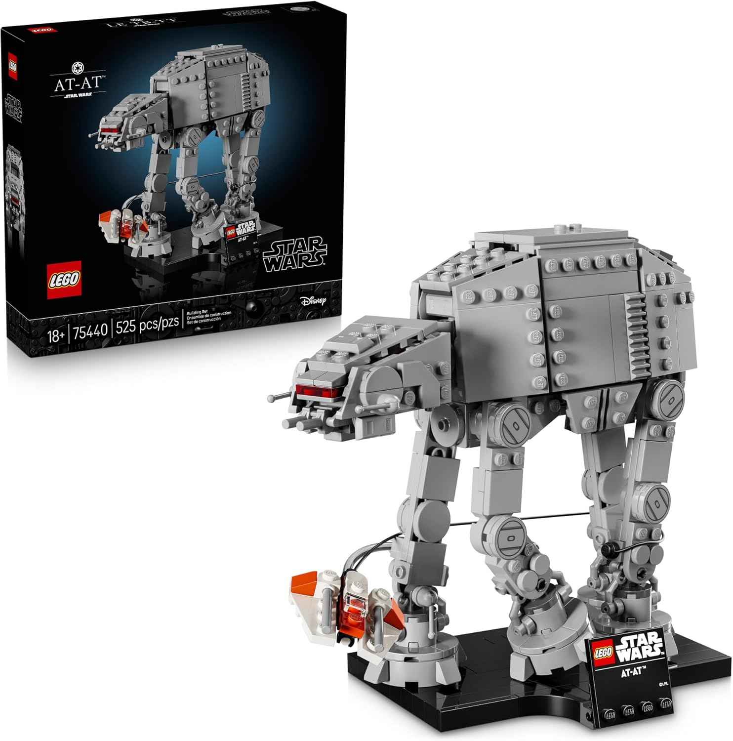 LEGO Star Wars at-at Walker Building Set for Adults, Ages 18+ - Collectible & Room Decor for Office, Bedroom, or Book Shelf - Activity for Men, Women, & Movie Fans - Gift Idea for Birthdays - 75440