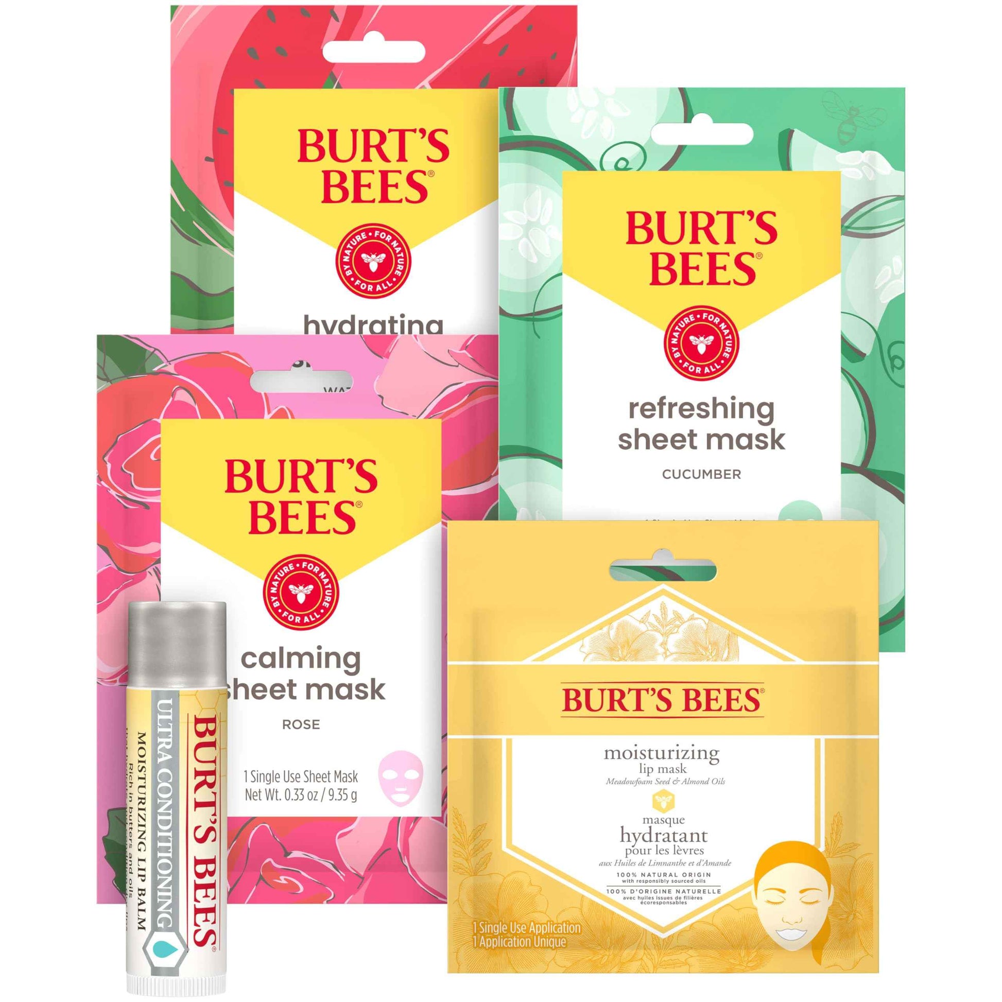 Burt's Bees Christmas Gifts, 3 Body Skincare Stocking Stuffers, Hand Repair Set, 3 Hand Creams plus Gloves - Almond Milk Hand Cream, Lemon Butter Cuticle Cream, Shea Butter Hand Repair Cream