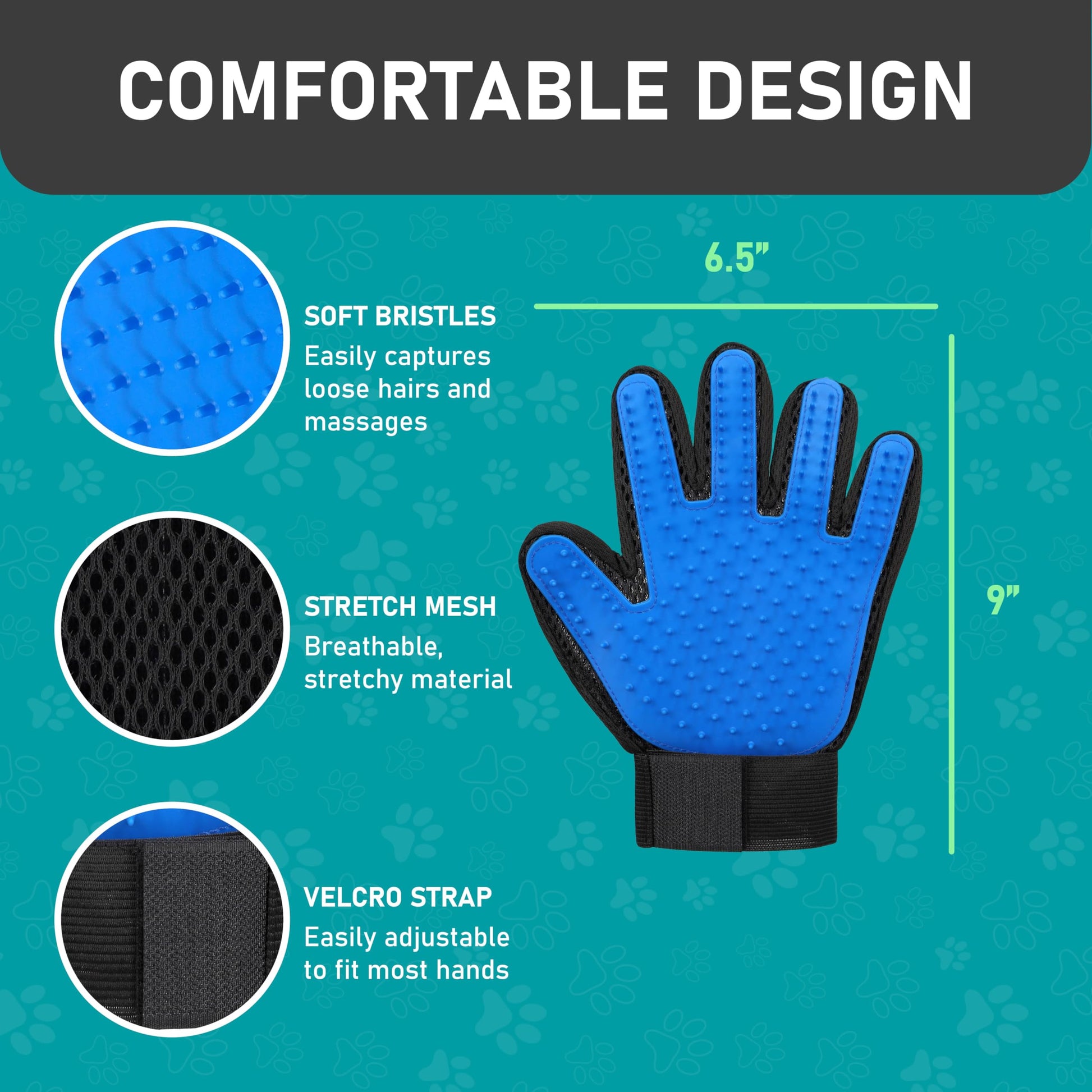 Maxpower Planet Pet Grooming Brush - Double Sided Shedding and Dematting Undercoat Rake Comb for Dogs and Cats,Extra Wide (B1 - Rake, Gloves & Comb, Large) jlhbookstore.store