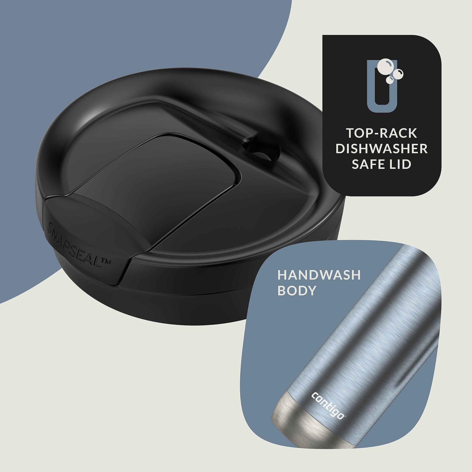 Contigo Superior 2.0 Stainless Steel Travel Mug with Handle with SNAPSEAL Lid, 20oz.