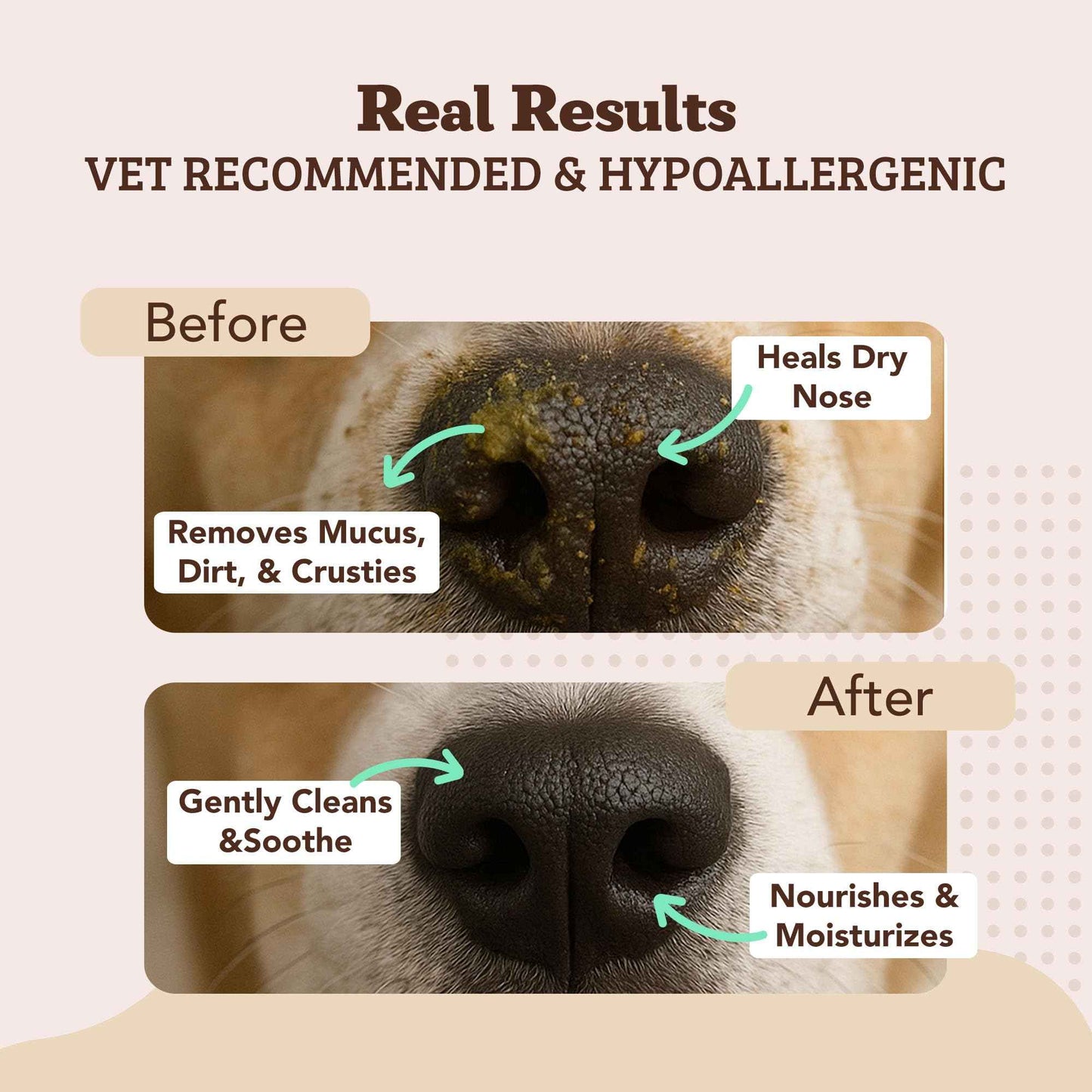 Natural Dog Company Wrinkle Wipes for Dogs, 100 Count, Hypoallergenic Dog Wipes, Wrinkle Wipes French Bulldog, Cleaning & Deodorizing, Dog Wipes for Grooming Faces, Paws & Butts