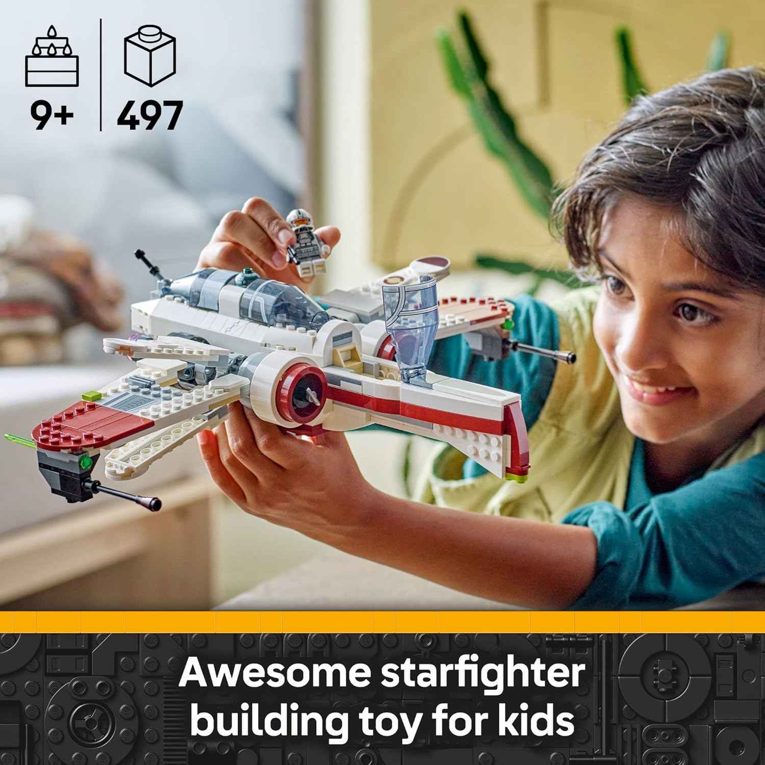 LEGO Star Wars: Revenge of The Sith ARC-170 Starfighter Spaceship Building Toy - Kids Star Wars Toy for Boys and Girls, Ages 9+ - Gift Idea for Birthdays - 75402