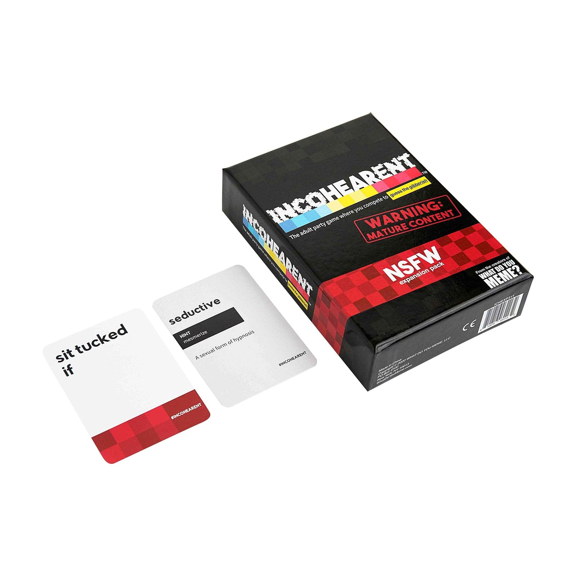 Guess The Gibberish Card Game for Families by Relatable, From The Creators of Incohereant, Fun Kids Games for Kids 12+ Includes 400 Cards & Sand Timer, Perfect Stocking Stuffers, & Christmas Games