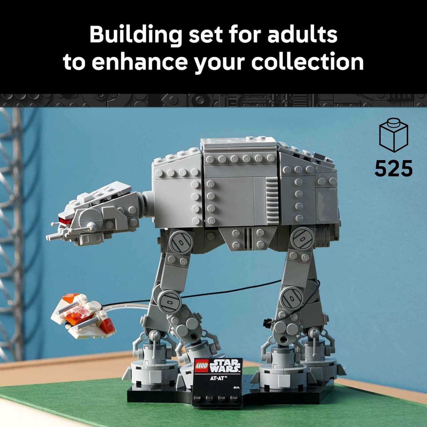 LEGO Star Wars at-at Walker Building Set for Adults, Ages 18+ - Collectible & Room Decor for Office, Bedroom, or Book Shelf - Activity for Men, Women, & Movie Fans - Gift Idea for Birthdays - 75440