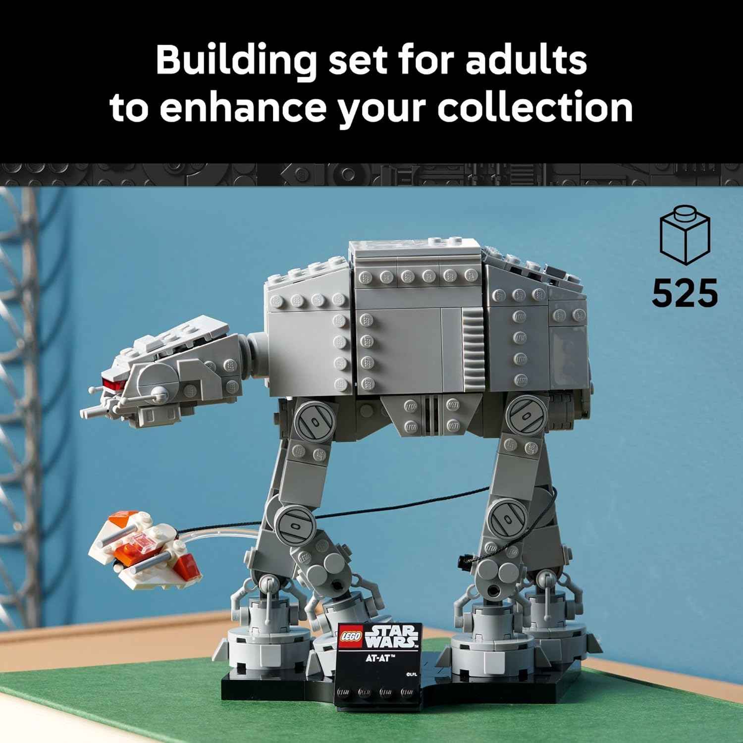 LEGO Star Wars at-at Walker Building Set for Adults, Ages 18+ - Collectible & Room Decor for Office, Bedroom, or Book Shelf - Activity for Men, Women, & Movie Fans - Gift Idea for Birthdays - 75440