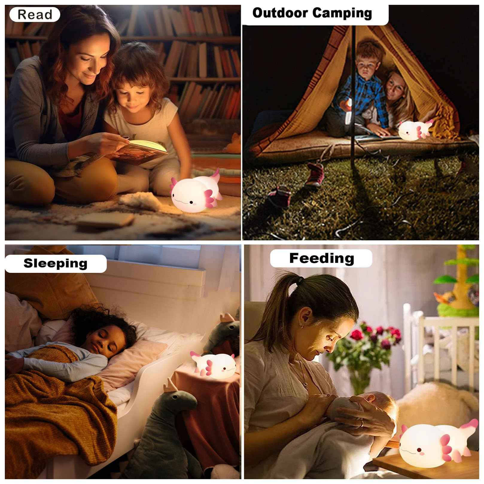 DREAMING MY DREAM Cute Duck Lamp,Do Do Duck Night Light,Silicone Squishy Nursery Bedside Lamp,USB Rechargeable Touch Table Lampfor Bedrooms, Living Room Decor Gift Toy