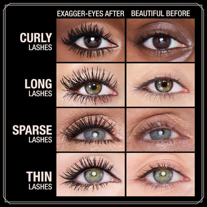 Charlotte Tilbury Exagger-Eyes Volume & Length Mascara, Exagger-Black