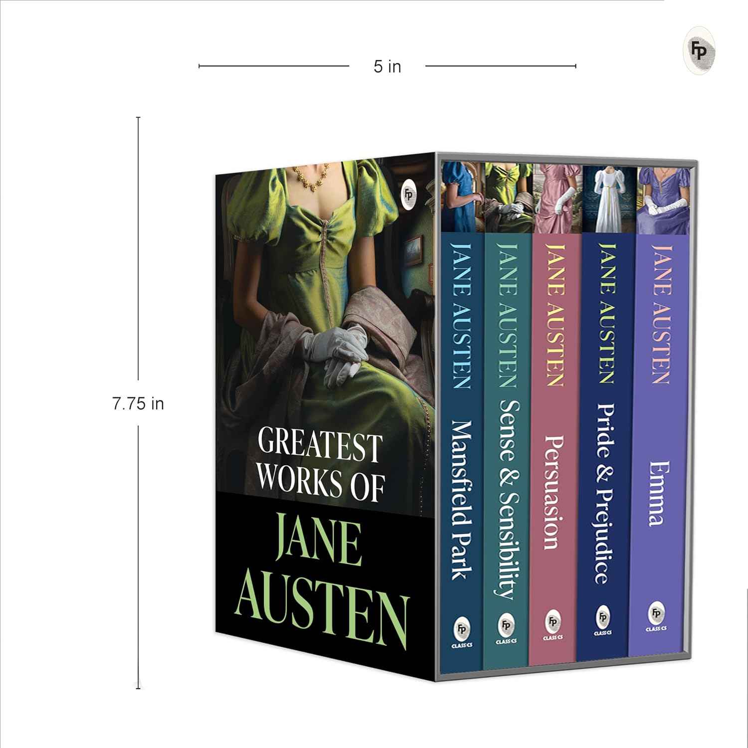 Greatest Works of Jane Austen (Set of 5 Books)