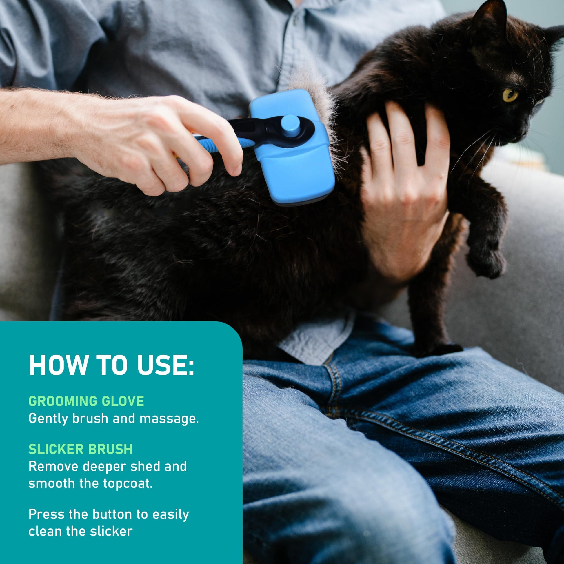 Maxpower Planet Pet Grooming Brush - Double Sided Shedding and Dematting Undercoat Rake Comb for Dogs and Cats,Extra Wide (B1 - Rake, Gloves & Comb, Large) jlhbookstore.store