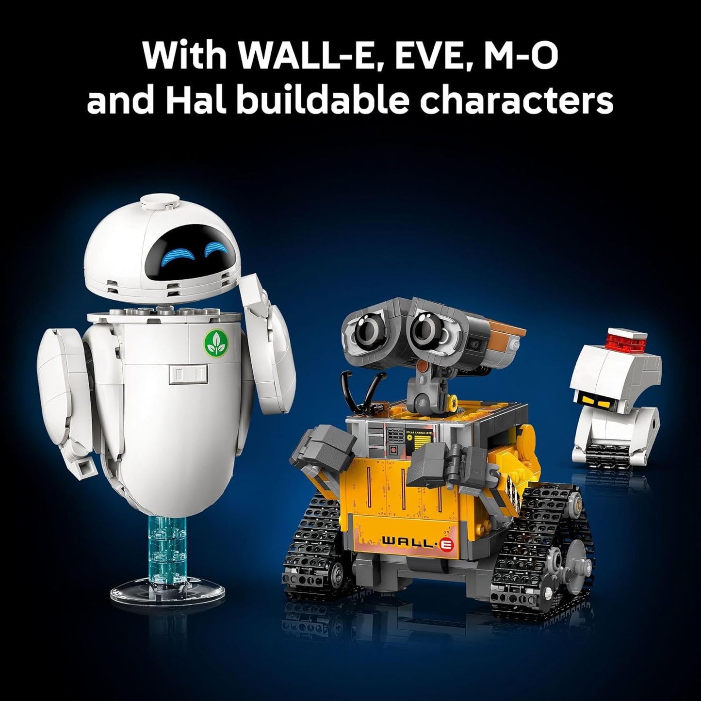 LEGO Disney & Pixar Wall-E & EVE Building Set for Adults, Ages 18+ - Home Office, Book Shelf, or Room Decor for Disney Fans - Gift Ideas for Men & Women - 43279