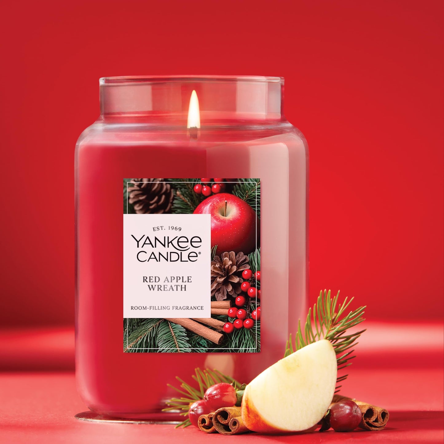 Yankee Candle, Balsam & Cedar Fall Scented Candle, 22oz Large Jar with up to 150 Hour Burn Time jlhbookstore.store