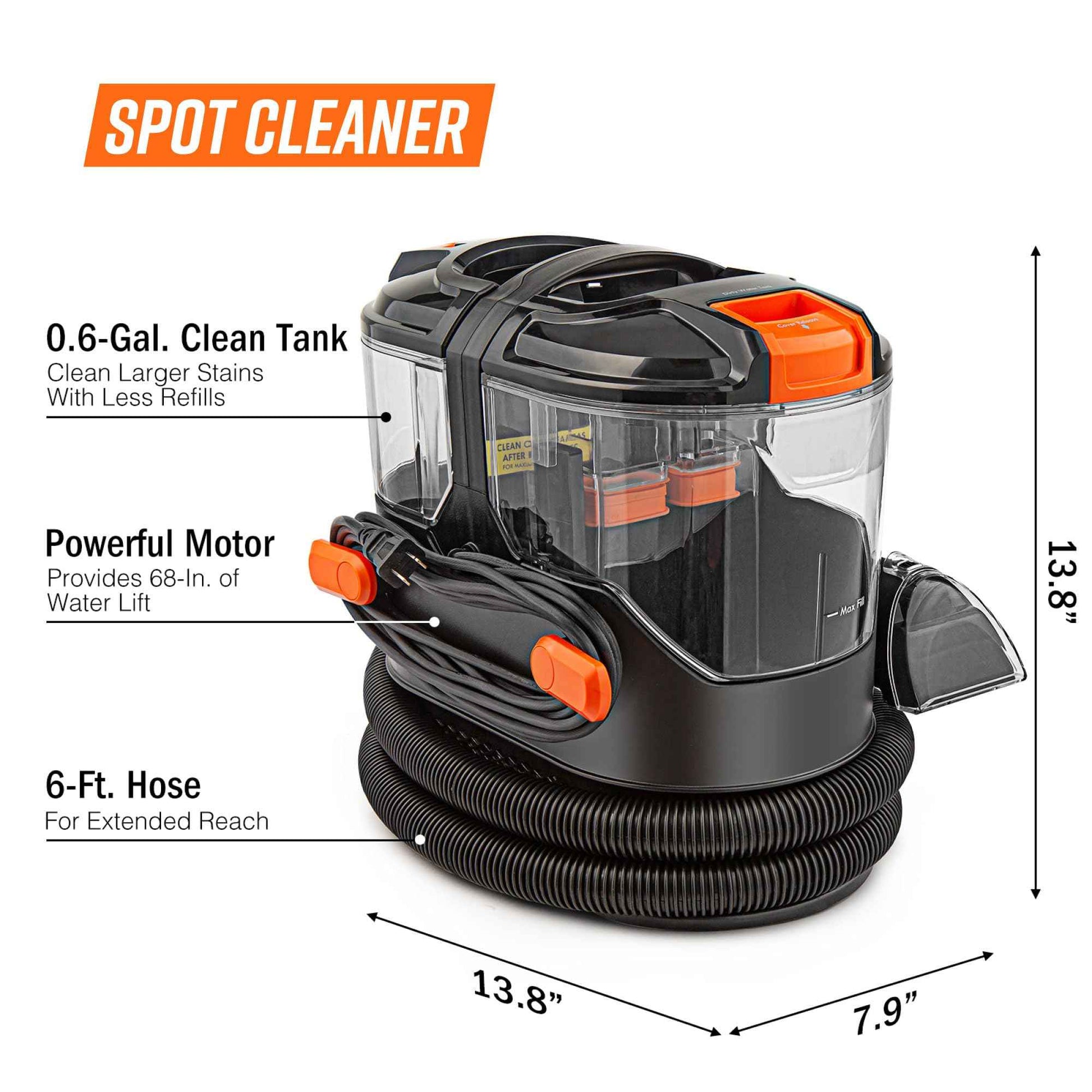 Armor All SCC301 0901 Upholstery & Carpet Cleaner, Car and Auto Detailer with Tools for Pets, Area Rugs and Couches