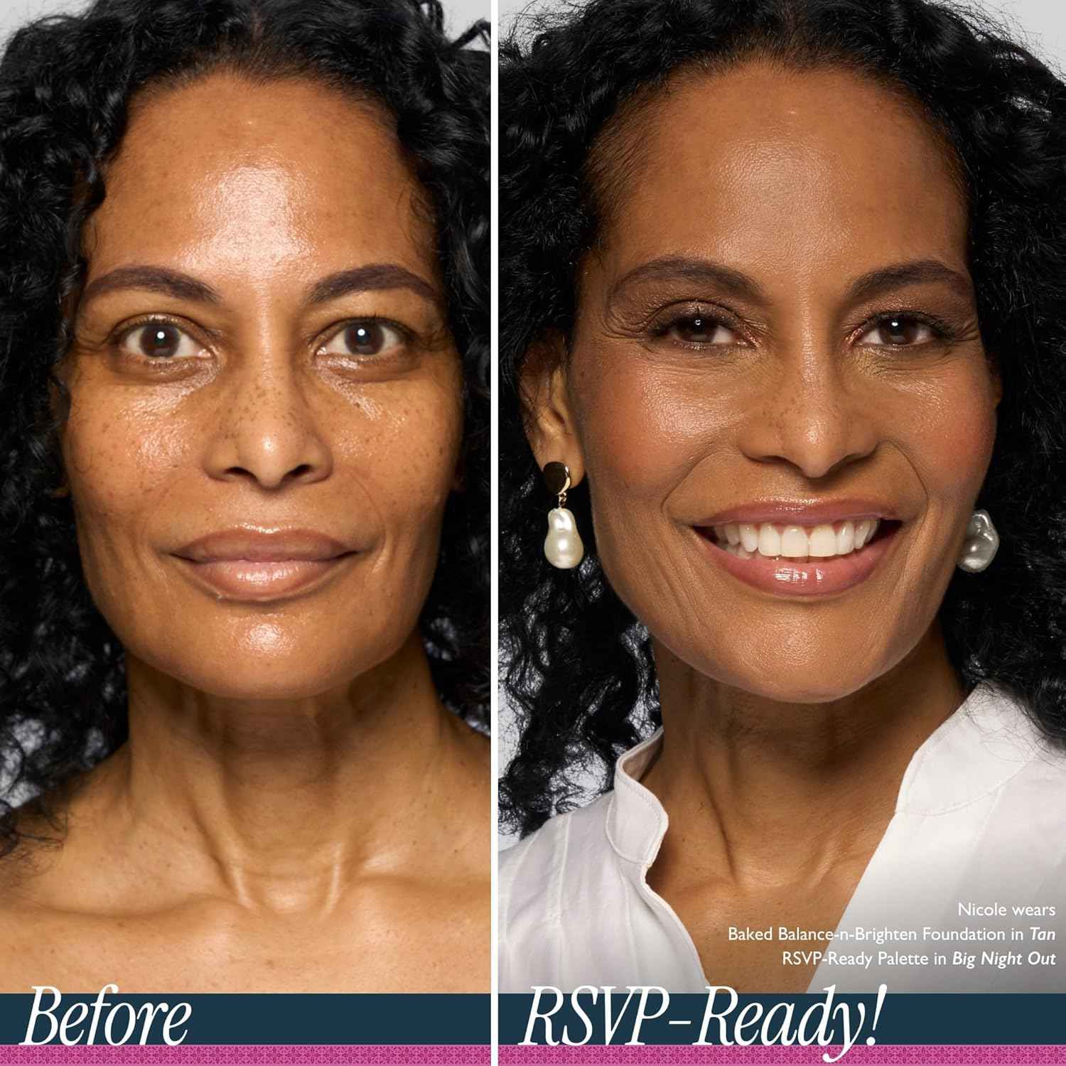 LAURA GELLER NEW YORK RSVP-Ready Big Night Out Full Face Travel Makeup Palette - All-in-One Set includes Eyeshadows, Eye Liners, Blush, Bronzer, Highlighter, Setting Powder, and Lip Creams