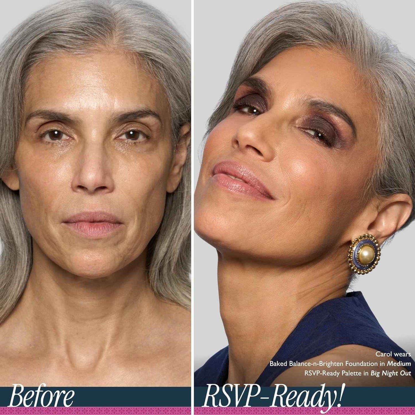 LAURA GELLER NEW YORK RSVP-Ready Big Night Out Full Face Travel Makeup Palette - All-in-One Set includes Eyeshadows, Eye Liners, Blush, Bronzer, Highlighter, Setting Powder, and Lip Creams