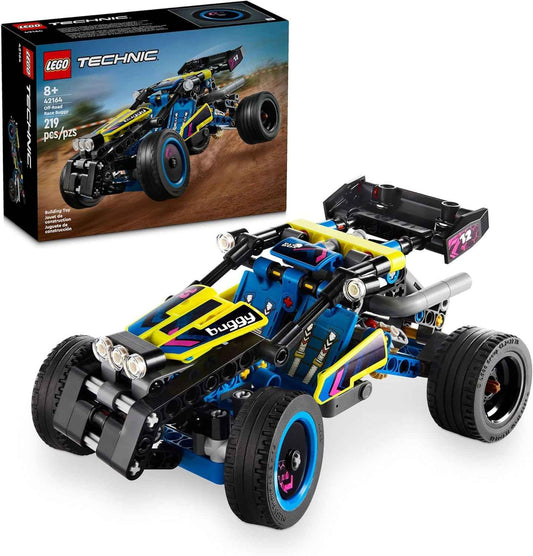 LEGO Technic Off-Road Race Buggy Buildable Car Toy, Cool Toy for 8 Year Old Boys, Girls and Kids who Love Rally Contests, Race Car Featuring Moving 4-Cylinder Engine and Working Suspension, 42164