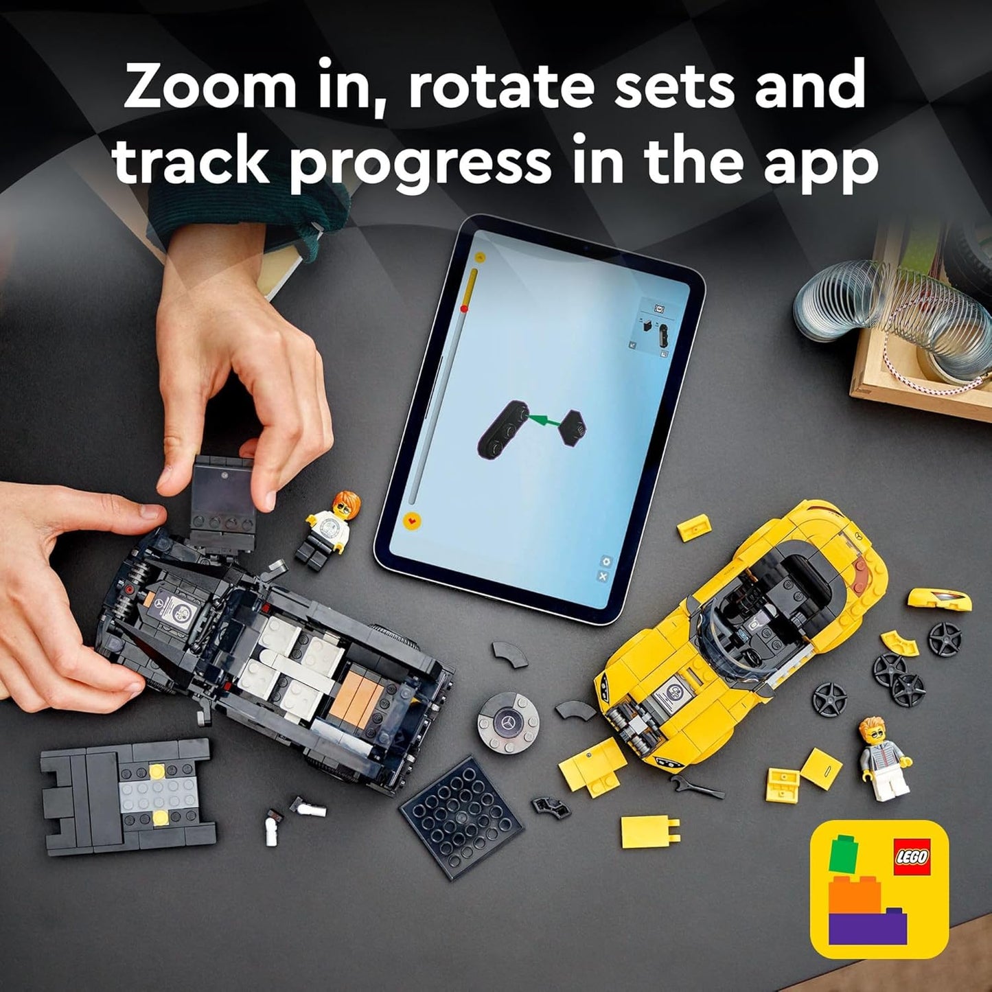 LEGO Speed Champions Mercedes-AMG G 63 & Mercedes-AMG SL 63 Building Toys - Kids Pretend Play Toy Cars for Boys & Girls, Ages 10+ Years - Gifts for Christmas - 76924