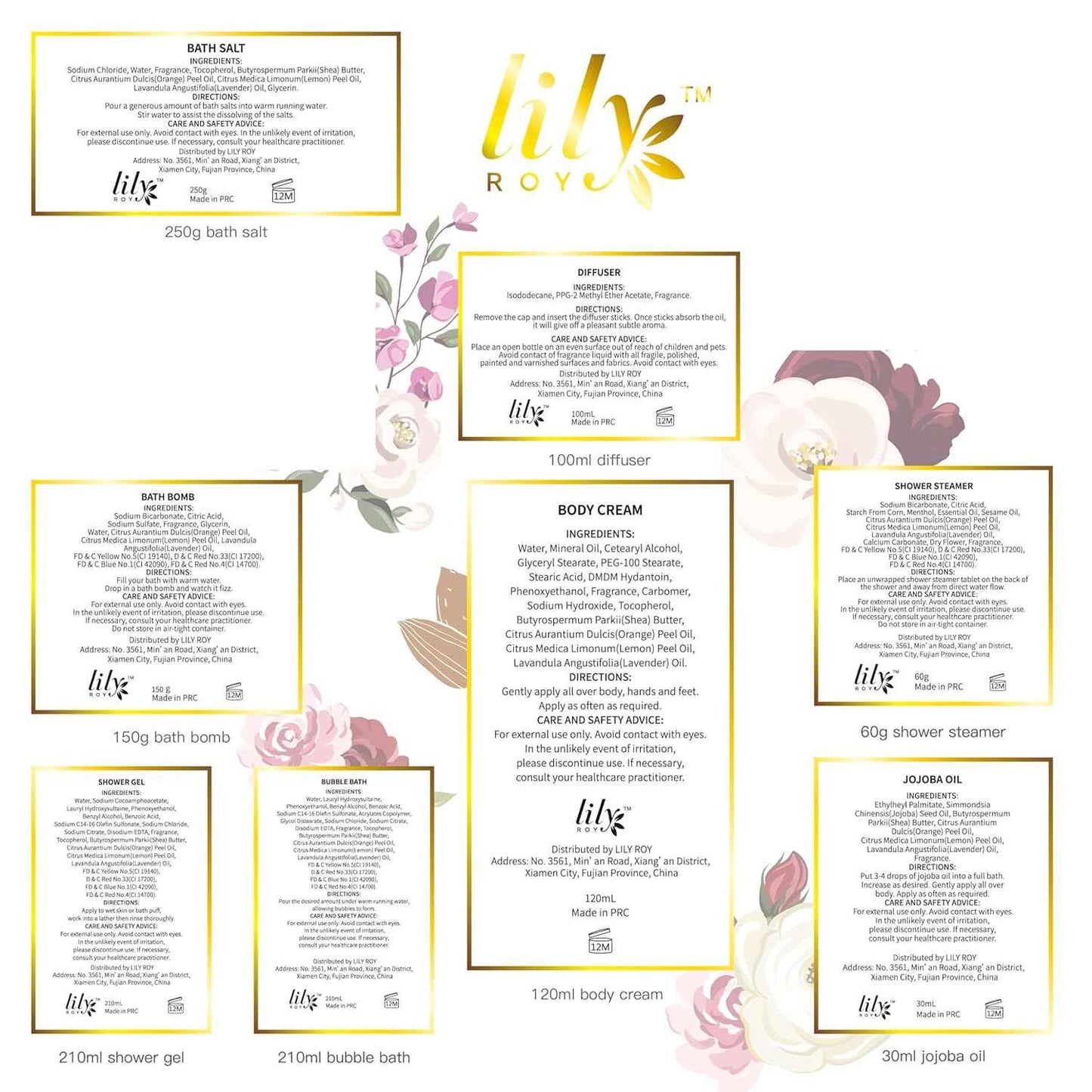 25Pcs Christmas Gifts for Women - Luxury Bath and Body Spa Gift Basket for Women with Necklace | Relaxing Care Kit Valentine's Mothers Day Gifts for Mom Gift Baskets for Anniversary or Bridal Shower