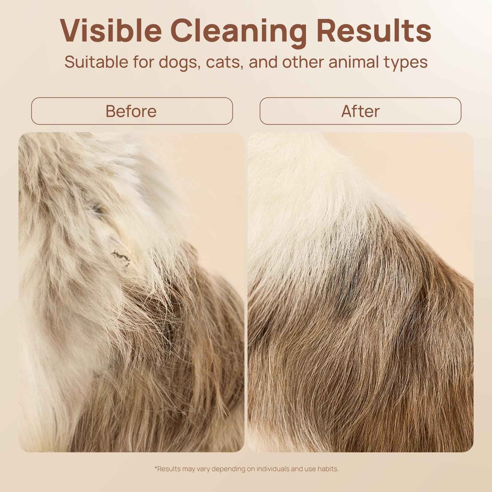 HICC PET Glove Wipes Pro – Pet Cleaning Gloves for Dogs & Cats – Infused with Coconut Oil & Plant Extracts – Hypoallergenic, Gentle, Spa-Like Care at Home