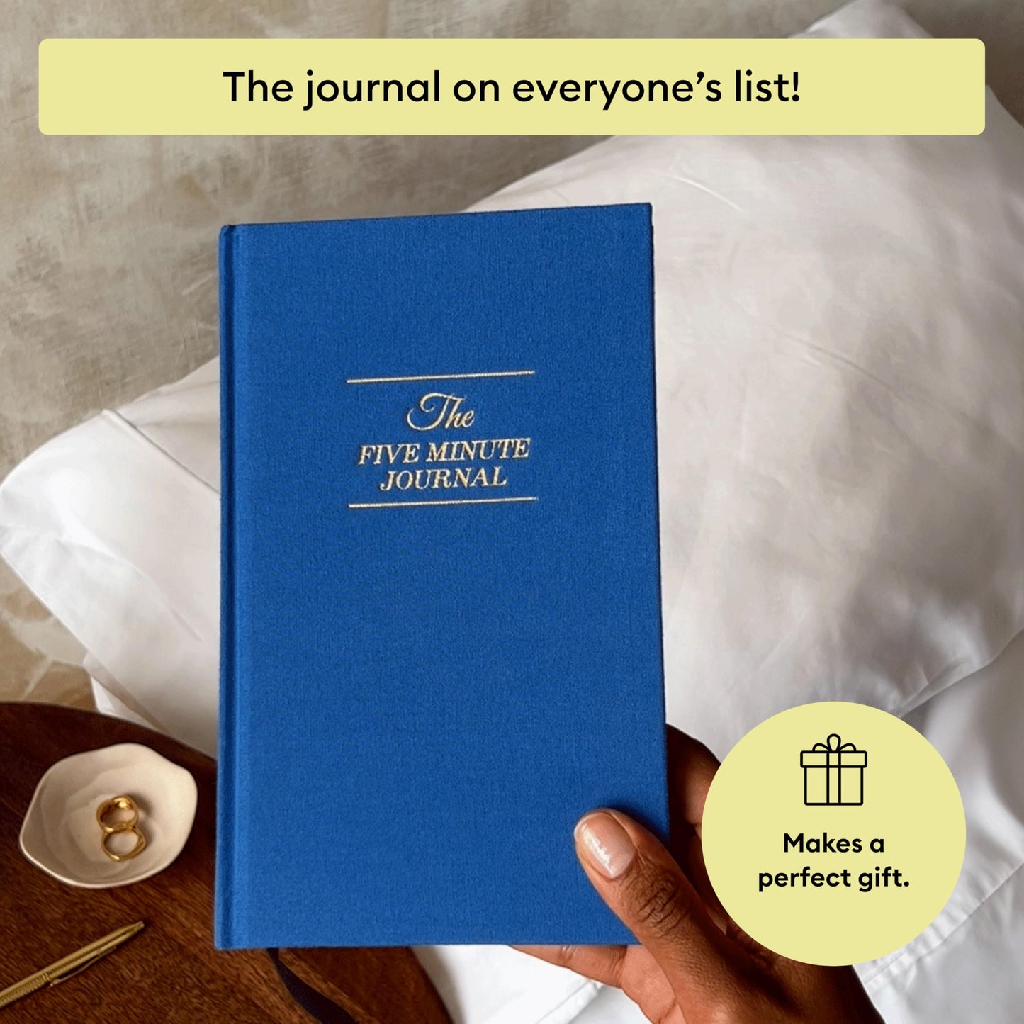 Intelligent Change The Five Minute Journal - Original Daily Gratitude Journal 2025 for Happiness, Mindfulness & Reflection - Daily Affirmations - Undated Planner Gifts for Women & Men jlhbookstore.store