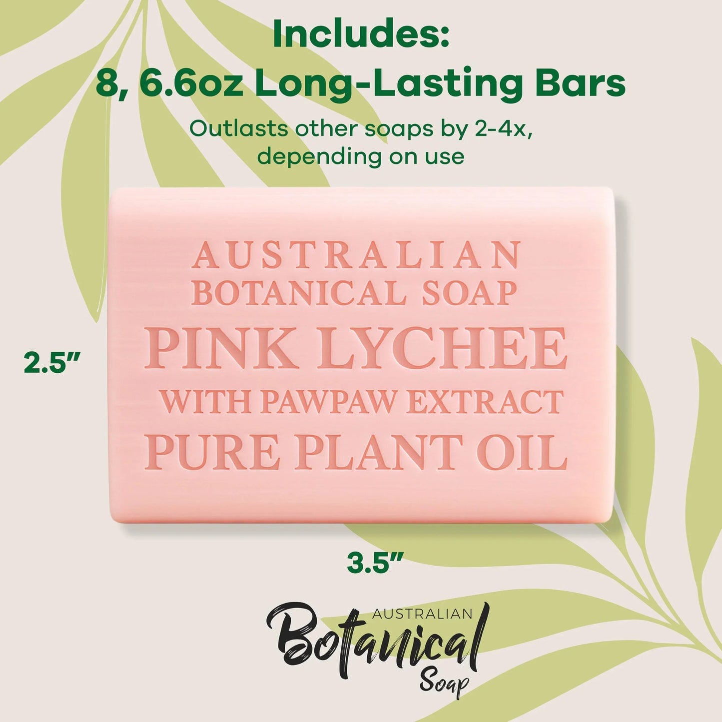Australian Botanical Soap, 6.6 OZ, Triple Milled Bars with Pure Plant Oil, Natural Soap Base, Enriched with Organic Shea Butter, for Men, Women, All Skin Types, Variety Pack of 8, Packaging May Vary jlhbookstore.store