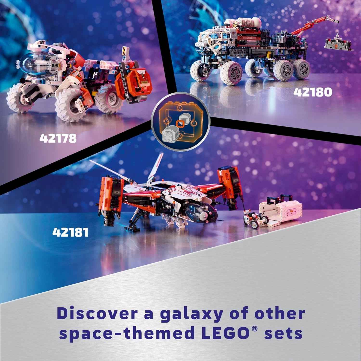 LEGO Technic Surface Space Loader LT78 Building Set, Space Toy for Adventure, Construction, Exploration and Building, Gift for Imaginative Play, Birthday Gift for 8 Year Old Boys & Girls, 42178