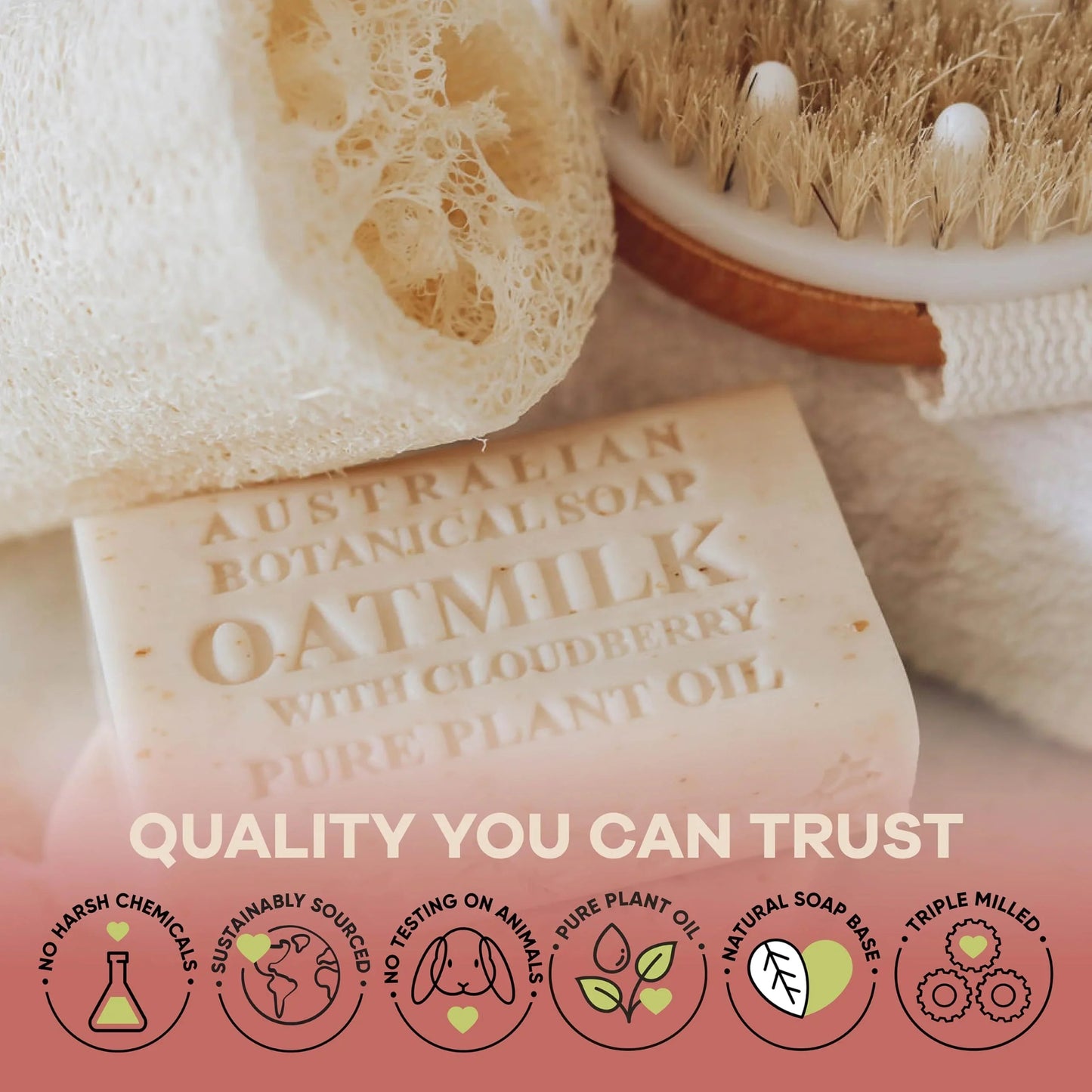 Australian Botanical Soap, 6.6 OZ, Triple Milled Bars with Pure Plant Oil, Natural Soap Base, Enriched with Organic Shea Butter, for Men, Women, All Skin Types, Variety Pack of 8, Packaging May Vary jlhbookstore.store