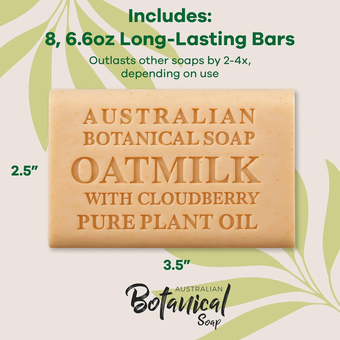 Australian Botanical Soap, 6.6 OZ, Triple Milled Bars with Pure Plant Oil, Natural Soap Base, Enriched with Organic Shea Butter, for Men, Women, All Skin Types, Variety Pack of 8, Packaging May Vary jlhbookstore.store
