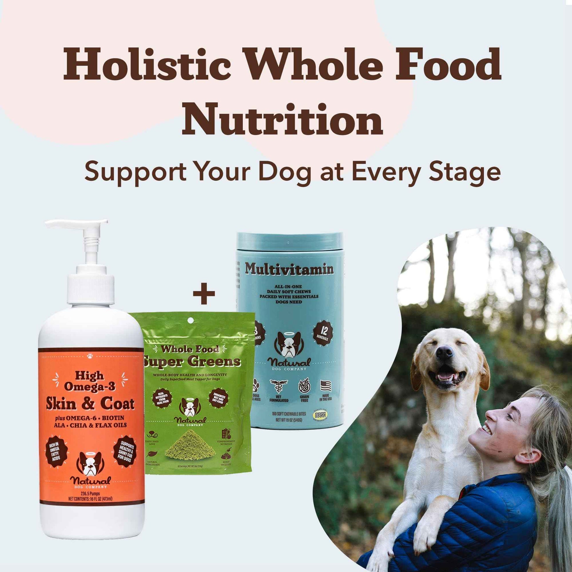 Natural Dog Company Wild Alaskan Salmon Oil Formula with Omega 3, Fish Oil for Dogs Supplement, Skin & Coat Dog Oil, Itchy Relief, Immune Support for Joints & Heart, Food Topper, 16 oz.